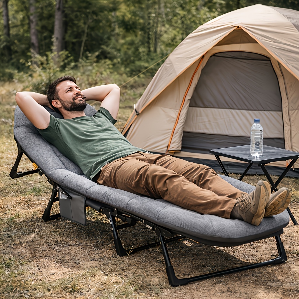 Portable Folding Camp Cot for  - Outdoor Camping Mattress ulasan dan harga