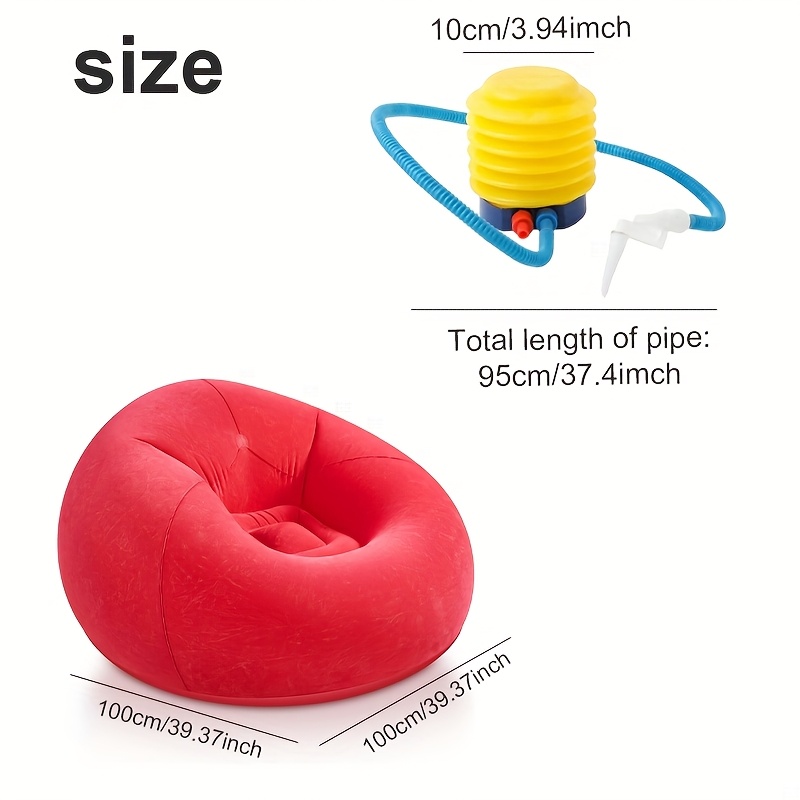 1pc Large Bean Bag Chair, Infl - Outdoor Chair Camping ulasan dan harga