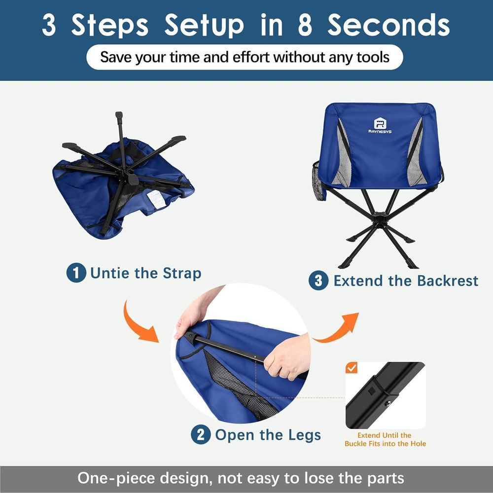 Quick Setup Lightweight Portab - Outdoor Chair Camping ulasan dan harga