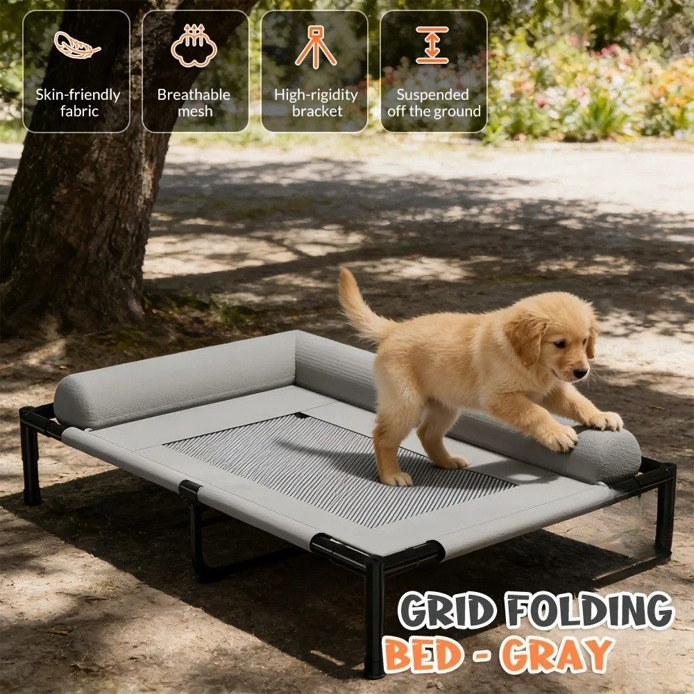 Detachable Waable Foldable Dog - Outdoor Camping Dog Bed ulasan dan harga