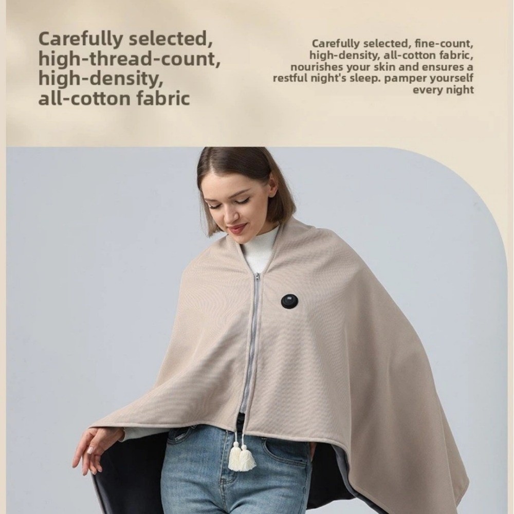 Portable Winter Shawl Blanket  - Outdoor Camping Heated Blanket ulasan dan harga
